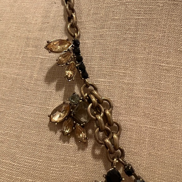J.Crew 22 Inch Muted Gold Chain Necklace with Glass Beads - Picture 6 of 6